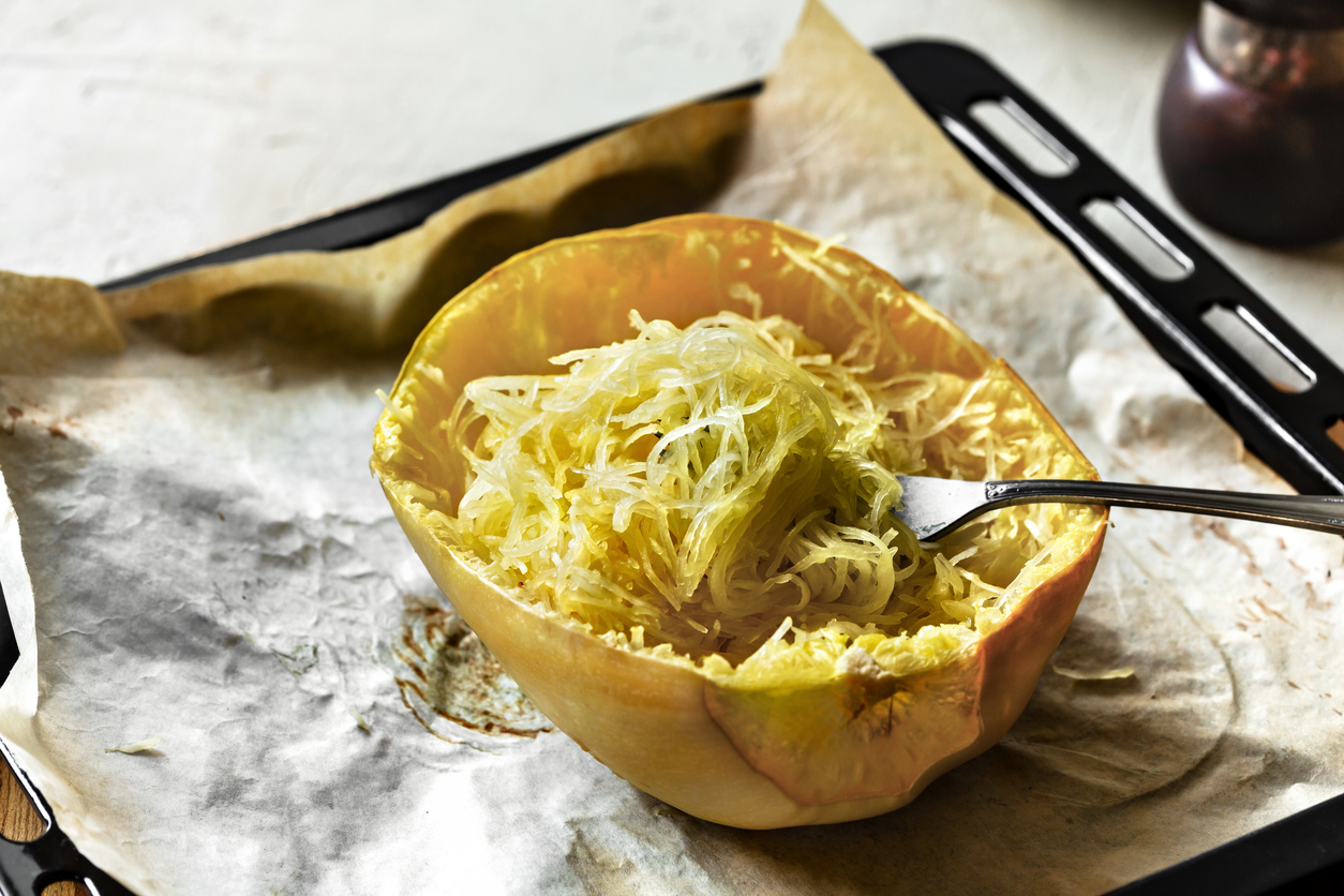 Baked spaghetti squash