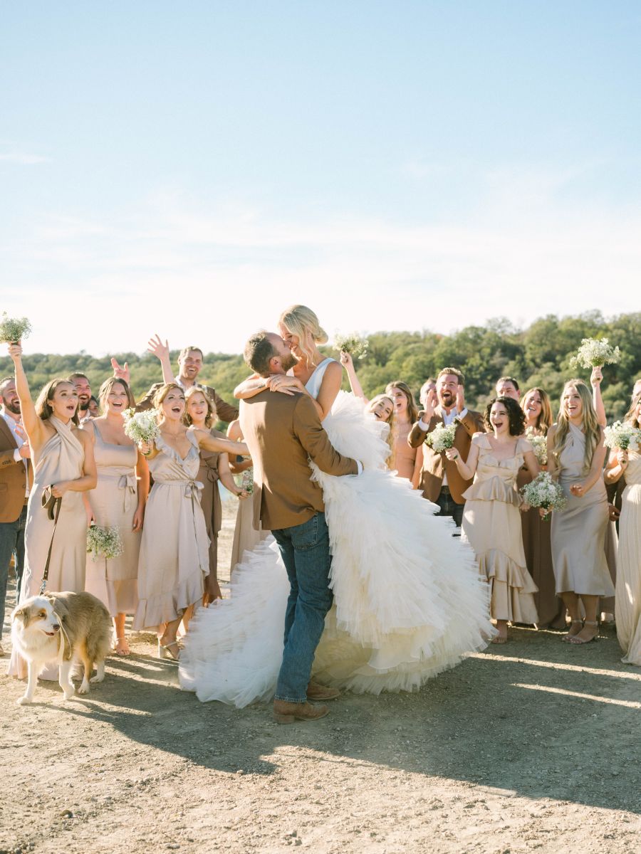 Couple getting married