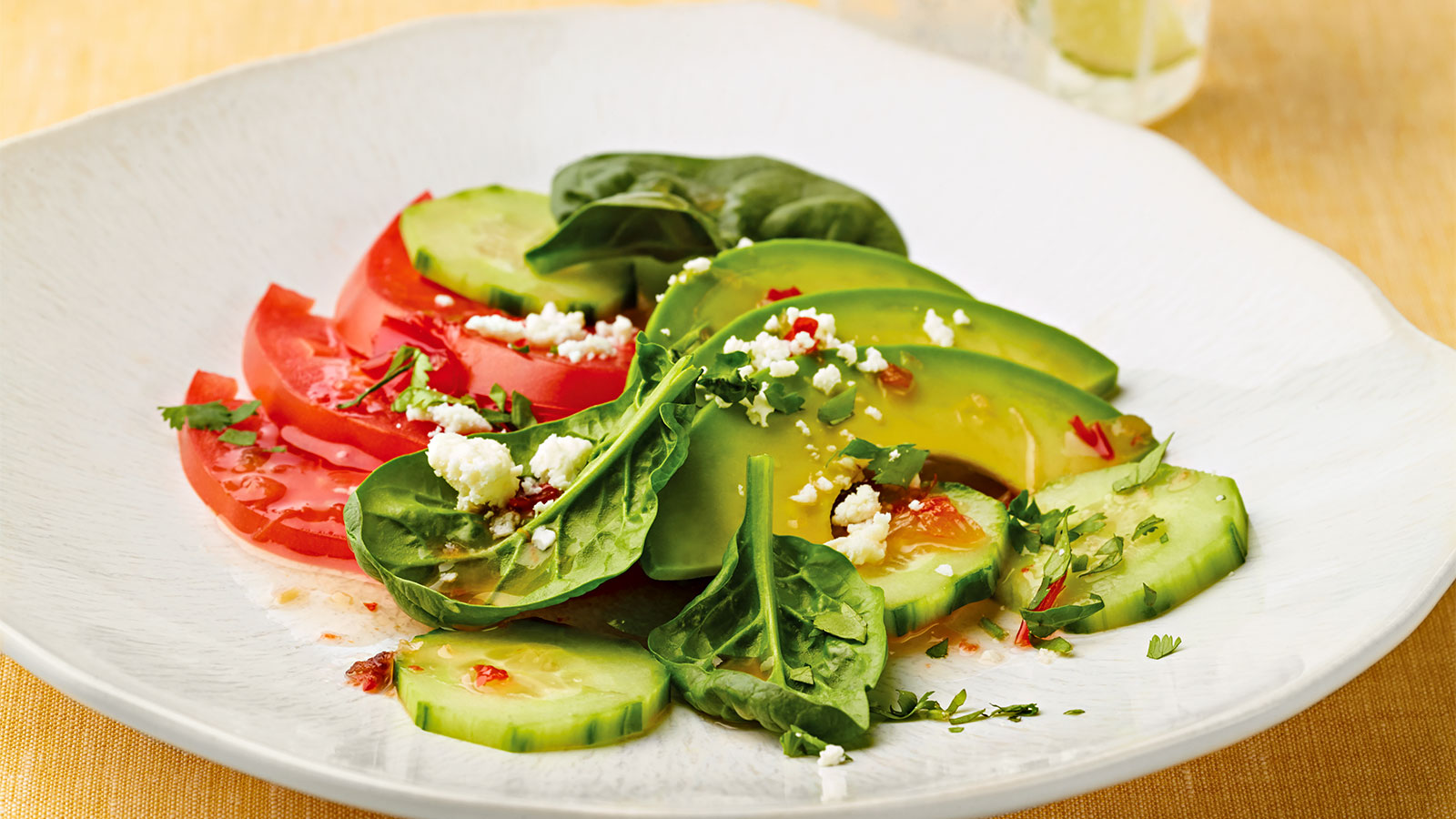 Fanned Avocado Salad ADA