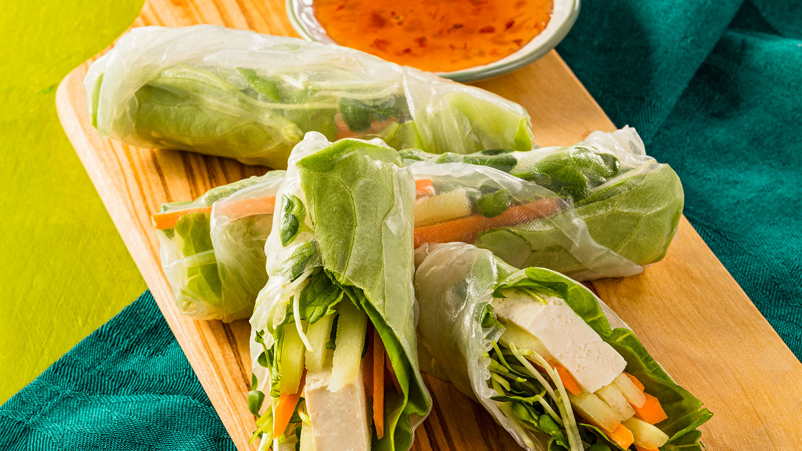 Fresh Vegetable Summer Rolls