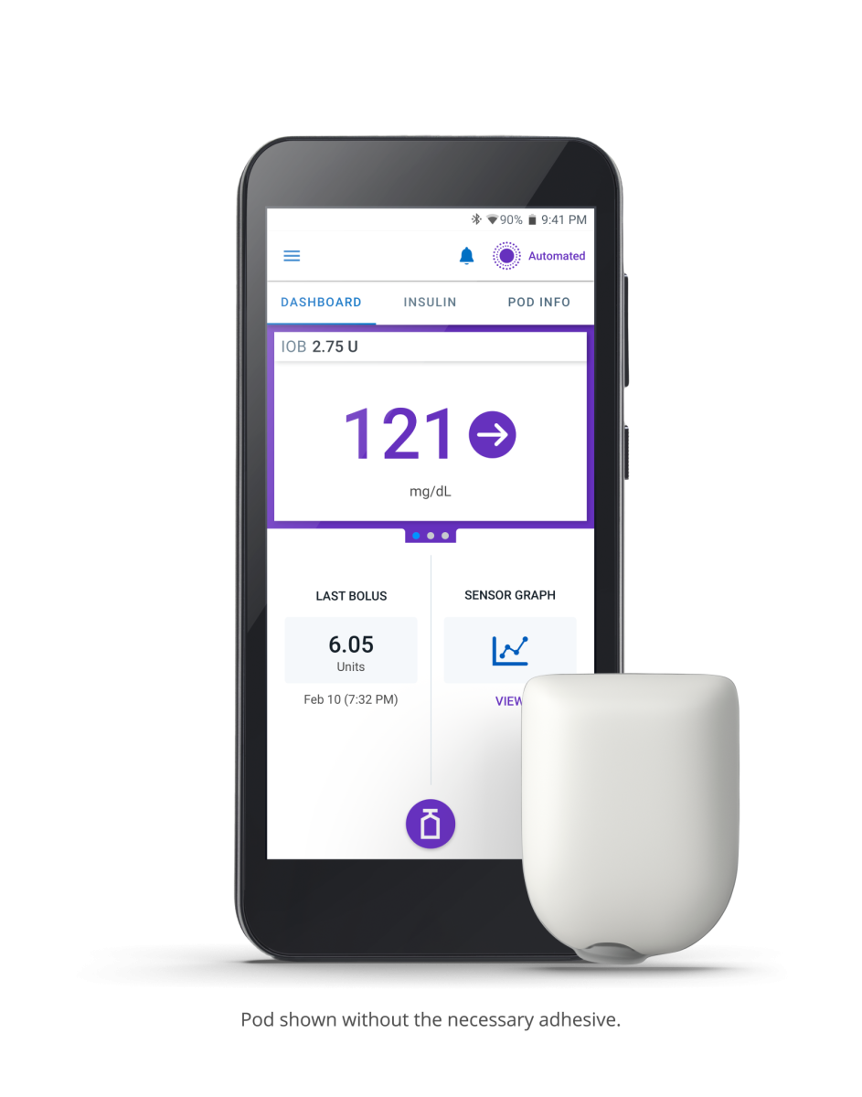 The Omnipod 5 iPhone app