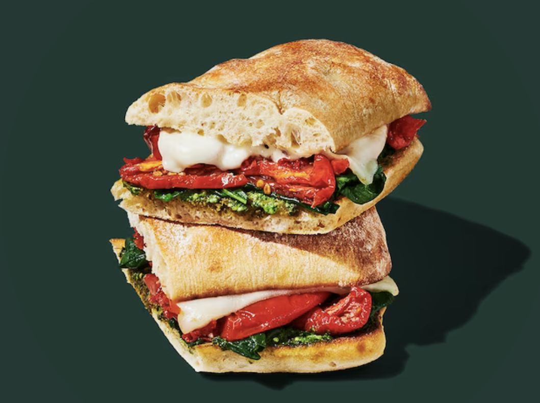 Starbucks Tomato Mozzarella on Focaccia