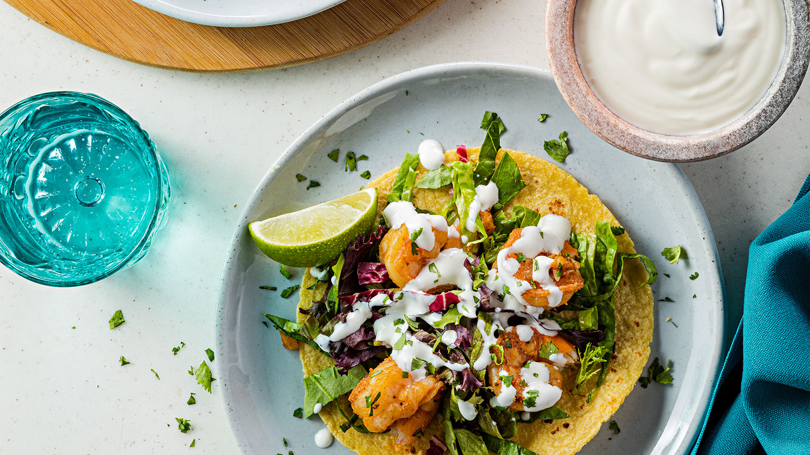 Tex Mex Shrimp Tacos