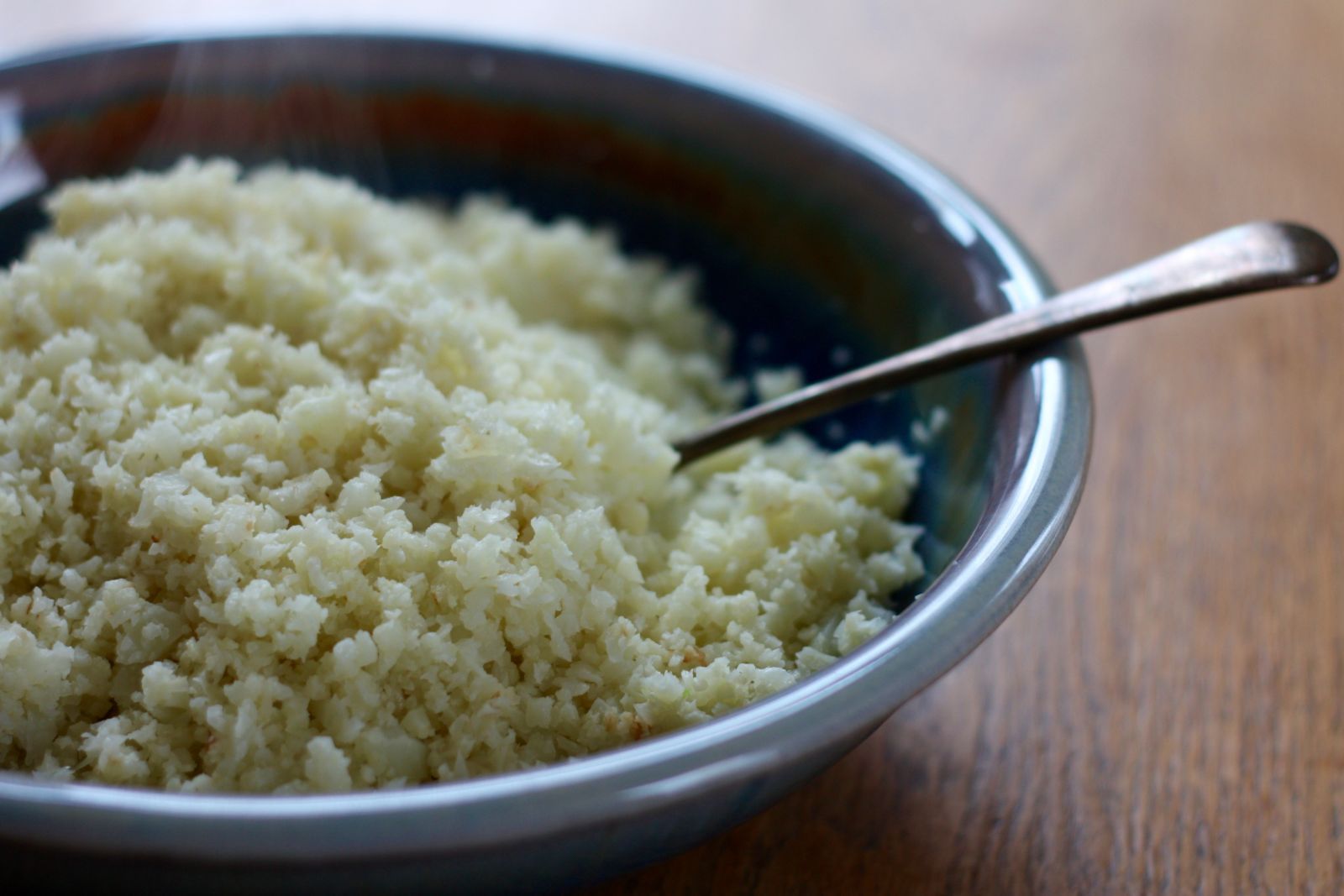 Cauliflower Rice in a bowl