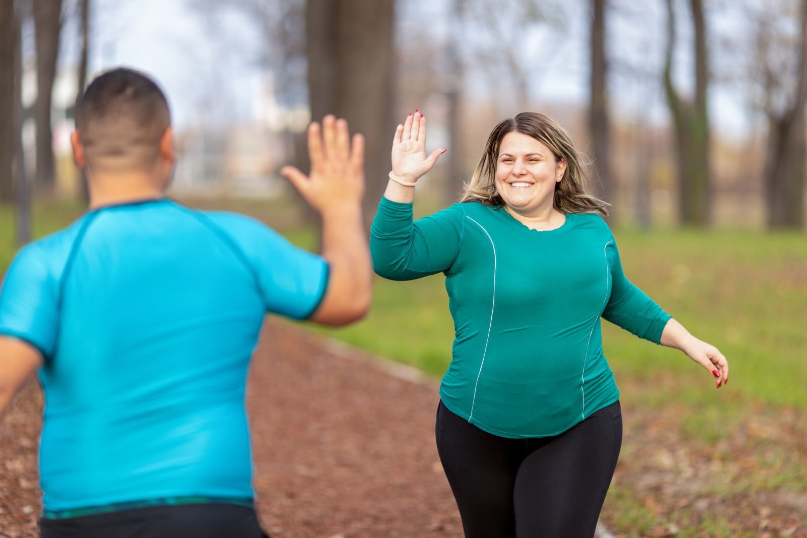 People with diabetes exercising