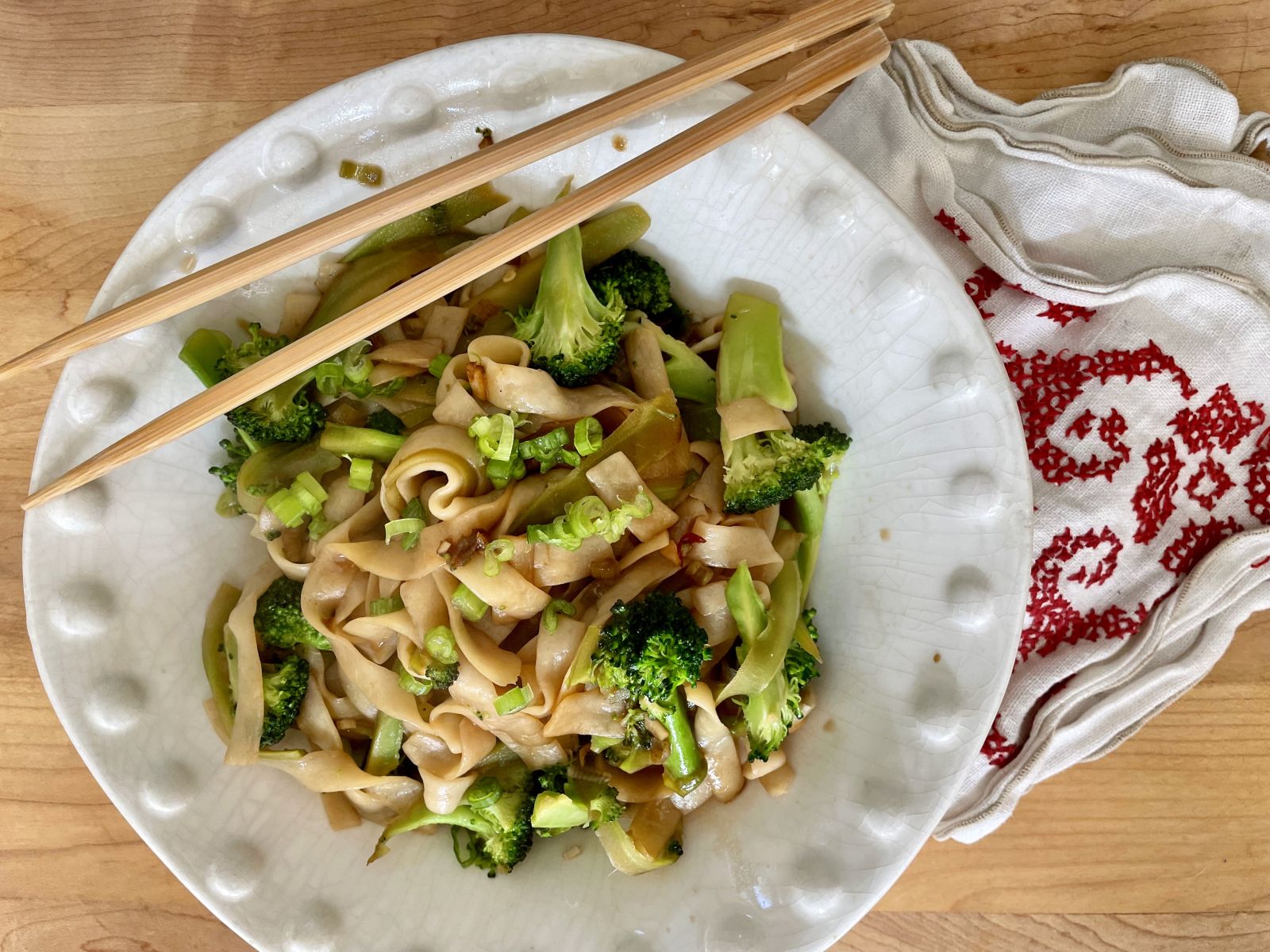 Stir-fried veggie noodles