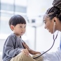 Young child at doctor's office