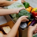 Box of healthy food