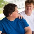 Two young people having an open dialogue about stigma